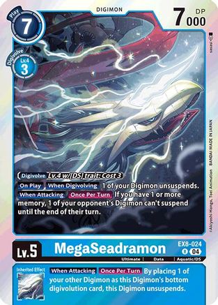 MegaSeadramon (EX8-024) - Chain of Liberation Foil - Premium Digimon Single from Bandai - Just $0.25! Shop now at Game Crave Tournament Store