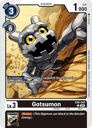 Gotsumon (EX8-046) - Chain of Liberation - Premium Digimon Single from Bandai - Just $0.25! Shop now at Game Crave Tournament Store