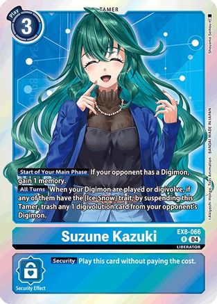 Suzune Kazuki (EX8-066) - Chain of Liberation Foil - Premium Digimon Single from Bandai - Just $0.25! Shop now at Game Crave Tournament Store