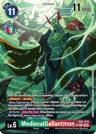 MedievalGallantmon (Textured) (EX8-074) - Chain of Liberation Foil - Premium Digimon Single from Bandai - Just $426.26! Shop now at Game Crave Tournament Store