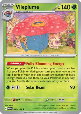 Vileplume - 045/165 45 - Deck Exclusives