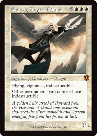 Avacyn, Angel of Hope (Retro Frame) (-477) - Innistrad Remastered Foil - Premium MTG Single from Wizards of the Coast - Just $19.28! Shop now at Game Crave Tournament Store