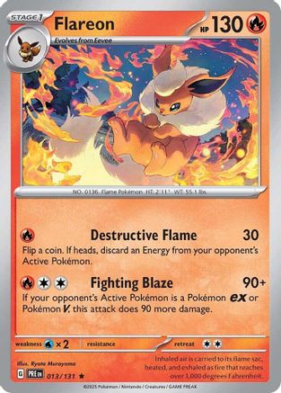Flareon - SV Prismatic Evolutions Holofoil