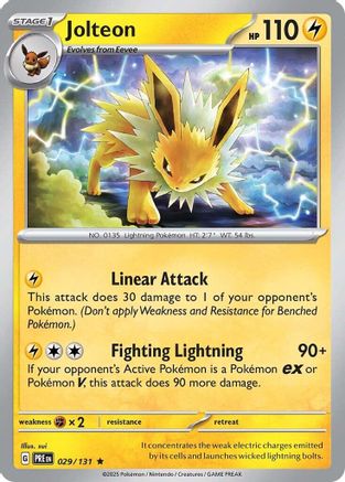 Jolteon - SV Prismatic Evolutions Reverse Holofoil