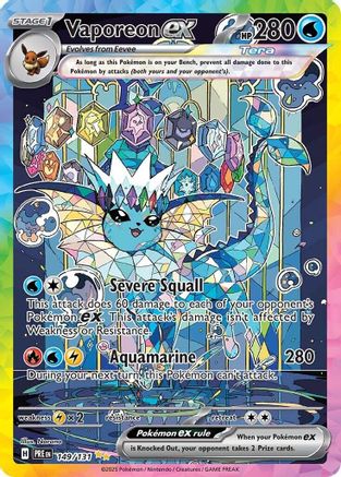 Vaporeon ex - 149/131 - SV Prismatic Evolutions Holofoil