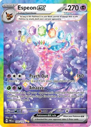 Espeon ex - 155/131 - SV Prismatic Evolutions Holofoil
