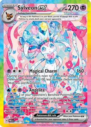 Sylveon ex - 156/131 - SV Prismatic Evolutions Holofoil