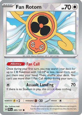 Fan Rotom (Poke Ball Pattern) - SV Prismatic Evolutions Holofoil