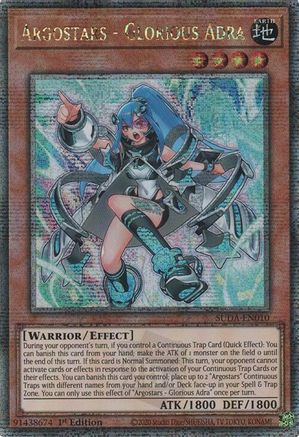 Argostars - Glorious Adra (Quarter Century Secret Rare) (SUDA-EN010) - Supreme Darkness 1st Edition - Premium Yugioh Single from Konami - Just $26.64! Shop now at Game Crave Tournament Store