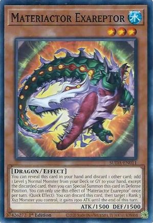 Materiactor Exareptor (SUDA-EN011) - Supreme Darkness 1st Edition - Premium Yugioh Single from Konami - Just $0.25! Shop now at Game Crave Tournament Store
