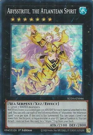 Abysstrite, the Atlantean Spirit (SUDA-EN046) - Supreme Darkness 1st Edition - Premium Yugioh Single from Konami - Just $0.25! Shop now at Game Crave Tournament Store