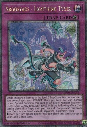Argostars - Lightning Tydeu (Quarter Century Secret Rare) (SUDA-EN071) - Supreme Darkness 1st Edition - Premium Yugioh Single from Konami - Just $12.86! Shop now at Game Crave Tournament Store