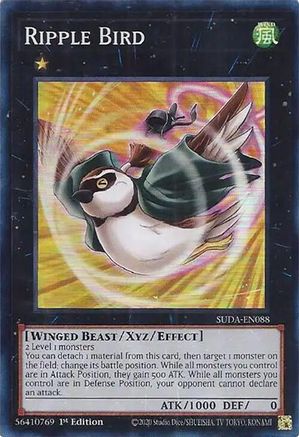 Ripple Bird (SUDA-EN088) - Supreme Darkness 1st Edition - Premium Yugioh Single from Konami - Just $0.25! Shop now at Game Crave Tournament Store