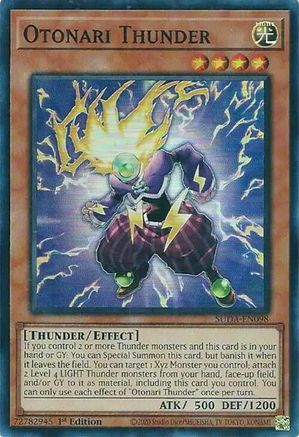 Otonari Thunder (SUDA-EN098) - Supreme Darkness 1st Edition - Premium Yugioh Single from Konami - Just $0.25! Shop now at Game Crave Tournament Store