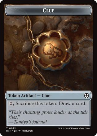 Clue // Eldrazi Horror Double-Sided Token (-22 // 1) - Innistrad Remastered - Premium MTG Single from Wizards of the Coast - Just $0.08! Shop now at Game Crave Tournament Store