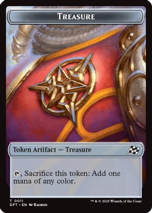 Treasure // Pilot Double-Sided Token (DFT-11 // 1) - Aetherdrift Foil - Premium MTG Single from Wizards of the Coast - Just $0.03! Shop now at Game Crave Tournament Store