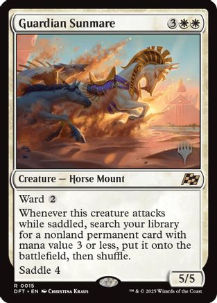 Guardian Sunmare (PPDFT-015) - Promo Pack: Aetherdrift - Premium MTG Single from Wizards of the Coast - Just $0.12! Shop now at Game Crave Tournament Store