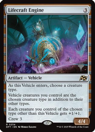 Lifecraft Engine (PPDFT-234) - Promo Pack: Aetherdrift - Premium MTG Single from Wizards of the Coast - Just $0.23! Shop now at Game Crave Tournament Store