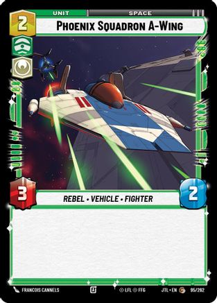 Phoenix Squadron A-Wing (095/262) - Jump to Lightspeed - Premium Star Wars: Unlimited Single from Fantasy Flight Games - Just $0.08! Shop now at Game Crave Tournament Store