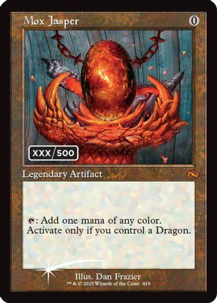 Mox Jasper (Serial Numbered) (TDM-419) - Tarkir: Dragonstorm Foil - Premium MTG Single from Wizards of the Coast - Just $0! Shop now at Game Crave Tournament Store