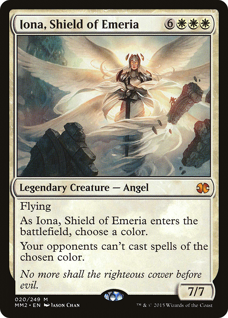 Iona, Shield of Emeria (MM2-020) - Modern Masters 2015 - Premium MTG Single from Wizards of the Coast - Just $1.18! Shop now at Game Crave Tournament Store