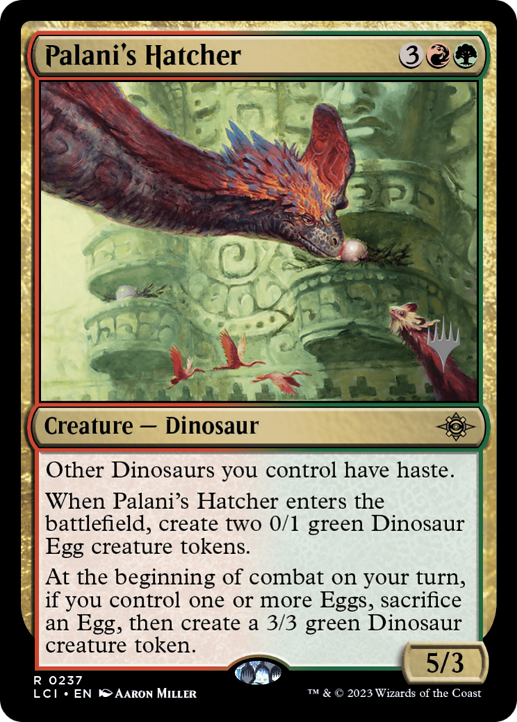 Palani's Hatcher (PLCI-237P) - The Lost Caverns of Ixalan Promos Foil - Premium MTG Single from Wizards of the Coast - Just $0.71! Shop now at Game Crave Tournament Store