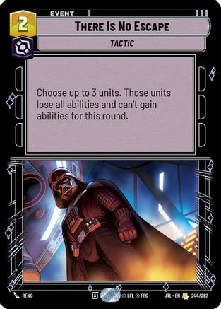 There Is No Escape (244/262) - Jump to Lightspeed - Premium Star Wars: Unlimited Single from Fantasy Flight Games - Just $0.08! Shop now at Game Crave Tournament Store