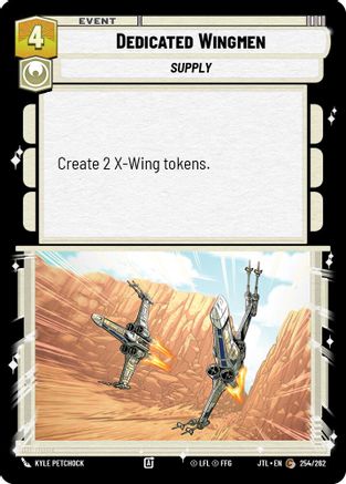 Dedicated Wingmen (254/262) - Jump to Lightspeed - Premium Star Wars: Unlimited Single from Fantasy Flight Games - Just $0.08! Shop now at Game Crave Tournament Store