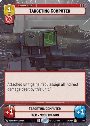 Targeting Computer (Hyperspace) (433) - Jump to Lightspeed - Premium Star Wars: Unlimited Single from Fantasy Flight Games - Just $0.14! Shop now at Game Crave Tournament Store