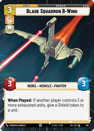 Blade Squadron B-Wing (Hyperspace) (461) - Jump to Lightspeed - Premium Star Wars: Unlimited Single from Fantasy Flight Games - Just $0.08! Shop now at Game Crave Tournament Store
