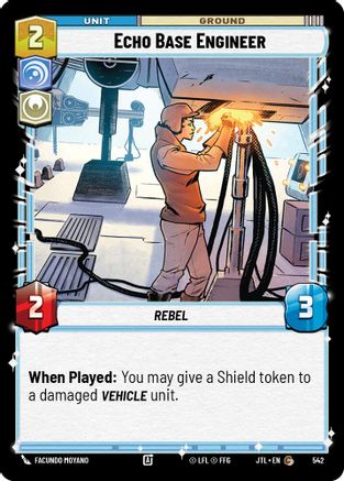 Echo Base Engineer (Foil) (542) - Jump to Lightspeed Foil - Premium Star Wars: Unlimited Single from Fantasy Flight Games - Just $0.08! Shop now at Game Crave Tournament Store
