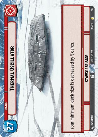 Thermal Oscillator (Hyperspace Foil) (763) - Jump to Lightspeed Foil - Premium Star Wars: Unlimited Single from Fantasy Flight Games - Just $1.51! Shop now at Game Crave Tournament Store