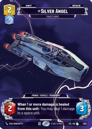 Silver Angel - Trace's Hope (Prestige) (1022) - Jump to Lightspeed - Premium Star Wars: Unlimited Single from Fantasy Flight Games - Just $0.24! Shop now at Game Crave Tournament Store
