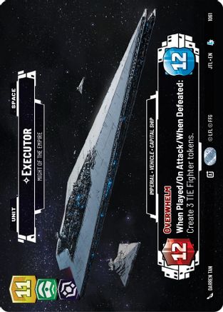 Executor - Might of the Empire (Prestige Foil) (1061) - Jump to Lightspeed Foil - Premium Star Wars: Unlimited Single from Fantasy Flight Games - Just $3.77! Shop now at Game Crave Tournament Store
