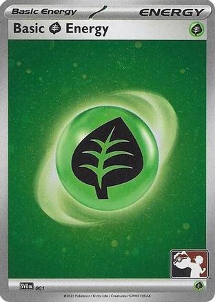 Basic Grass Energy - 001 (Cosmos Holo) 1 - Prize Pack Series Cards Holofoil