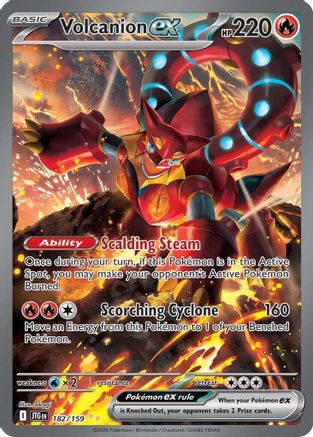 Volcanion ex - 182/159 182 - SV09 Journey Together Holofoil