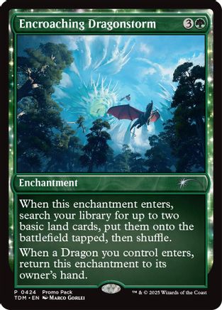 Encroaching Dragonstorm (PPTDM-424) - Promo Pack: Tarkir: Dragonstorm Foil - Premium MTG Single from Wizards of the Coast - Just $0.14! Shop now at Game Crave Tournament Store