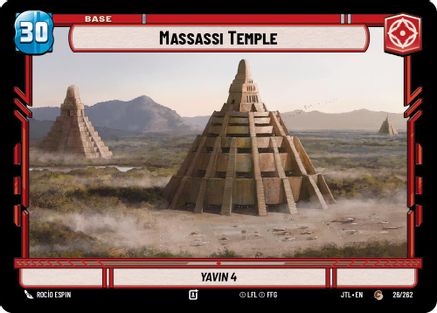 Massassi Temple // X-Wing (026/262 // T02/T04) - Jump to Lightspeed - Premium Star Wars: Unlimited Single from Fantasy Flight Games - Just $0.08! Shop now at Game Crave Tournament Store
