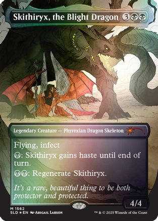 Skithiryx, the Blight Dragon (Rainbow Foil) (SLD-1562) - Secret Lair Drop Series Foil - Premium MTG Single from Wizards of the Coast - Just $6.61! Shop now at Game Crave Tournament Store