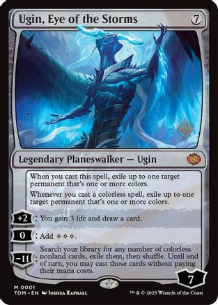 Ugin, Eye of the Storms (PPTDM-001) - Promo Pack: Tarkir: Dragonstorm Foil - Premium MTG Single from Wizards of the Coast - Just $15.35! Shop now at Game Crave Tournament Store