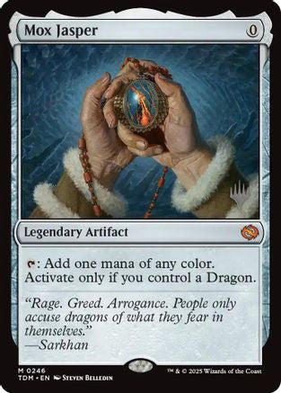 Mox Jasper (PPTDM-246) - Promo Pack: Tarkir: Dragonstorm - Premium MTG Single from Wizards of the Coast - Just $5.91! Shop now at Game Crave Tournament Store