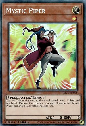 Mystic Piper (PCR) (RA04-EN005) - Quarter Century Stampede 1st Edition - Premium Yugioh Single from Konami - Just $0.25! Shop now at Game Crave Tournament Store