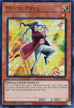 Mystic Piper (UR) (RA04-EN005) - Quarter Century Stampede 1st Edition - Premium Yugioh Single from Konami - Just $0.25! Shop now at Game Crave Tournament Store