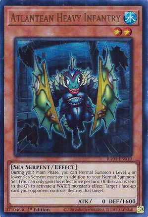 Atlantean Heavy Infantry (UR) (RA04-EN010) - Quarter Century Stampede 1st Edition - Premium Yugioh Single from Konami - Just $0.25! Shop now at Game Crave Tournament Store