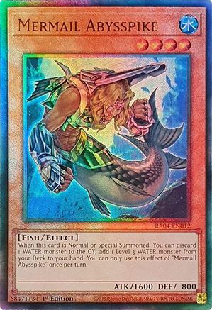 Mermail Abysspike (PUR) (RA04-EN012) - Quarter Century Stampede 1st Edition