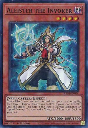 Aleister the Invoker (Alternate Art) (RA04-EN024) - Quarter Century Stampede 1st Edition - Premium Yugioh Single from Konami - Just $0.25! Shop now at Game Crave Tournament Store