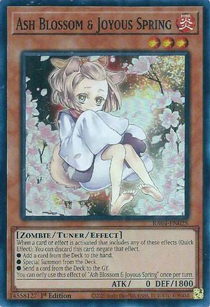 Ash Blossom & Joyous Spring (Alternate Art) (RA04-EN025) - Quarter Century Stampede 1st Edition - Premium Yugioh Single from Konami - Just $0.92! Shop now at Game Crave Tournament Store