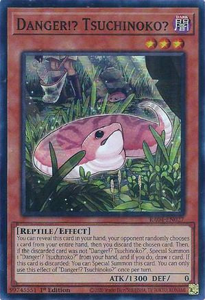 Danger!? Tsuchinoko? (RA04-EN027) - Quarter Century Stampede 1st Edition - Premium Yugioh Single from Konami - Just $0.25! Shop now at Game Crave Tournament Store