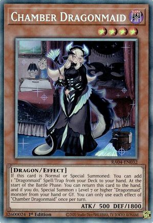 Chamber Dragonmaid (PCR) (RA04-EN032) - Quarter Century Stampede 1st Edition - Premium Yugioh Single from Konami - Just $0.71! Shop now at Game Crave Tournament Store