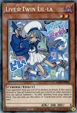 LiveTwin Lil-la (PCR) (RA04-EN036) - Quarter Century Stampede 1st Edition - Premium Yugioh Single from Konami - Just $0.88! Shop now at Game Crave Tournament Store
